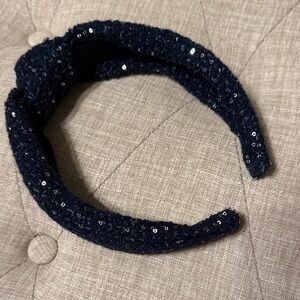 J.Crew factory  navy Sequin Headband